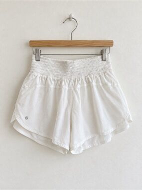 Lululemon Ruffle Speed Up Shorts